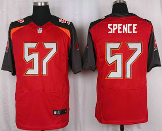 Men's Tampa Bay Buccaneers #57 Noah Spence Red Team Color NFL Nike Elite Jersey