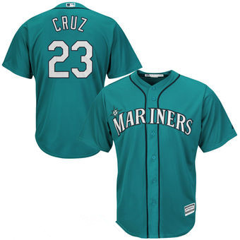 Youth Seattle Mariners Nelson Cruz Majestic Northwest Green Alternate Cool Base Player Jersey