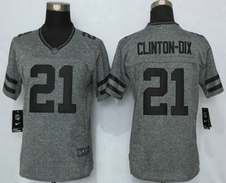 Women's Green Bay Packers #21 Ha Ha Clinton-Dix Nike Gray Gridiron NFL Gray Limited Jersey