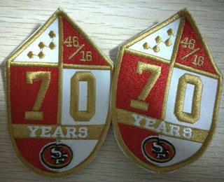 San Francisco 49ers 70th Anniversary Patch