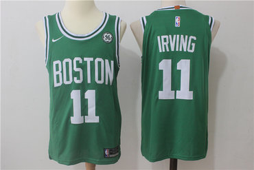 Men's Boston Celtics #11 Kyrie Irving Green Stitched NBA Adidas Revolution 30 Swingman Jersey