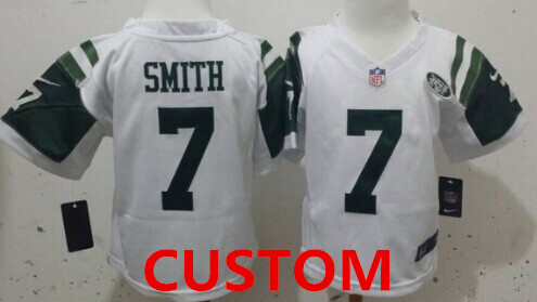 Custom Nike New York  White Toddlers Jersey