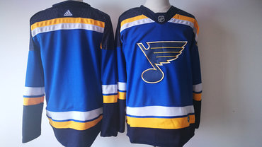 Men's St. Louis Blues Blue 2017-2018 Hockey Stitched NHL Jersey