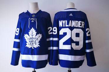 Men's Toronto Maple Leafs #29 William Nylander Royal Blue Home 2017-2018 Hockey Stitched NHL Jersey