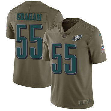 Nike Philadelphia Eagles #55 Brandon Graham Olive Men's Stitched NFL Limited 2017 Salute To Service Jersey