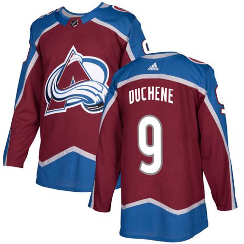 Adidas Colorado Avalanche #9 Matt Duchene Burgundy Home Authentic Stitched NHL Jersey