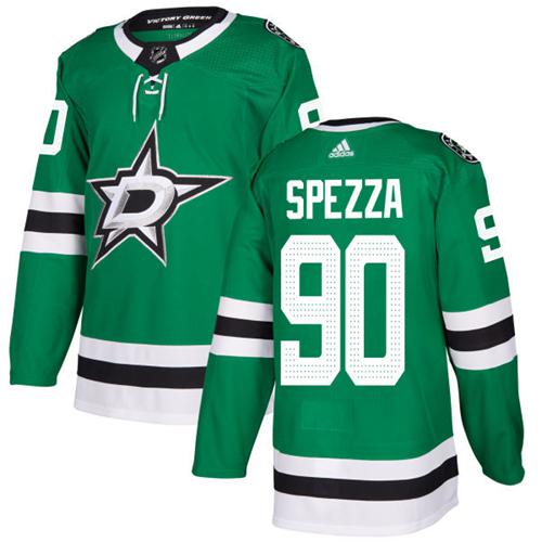 Adidas Dallas Stars #90 Jason Spezza Green Home Authentic Stitched NHL Jersey