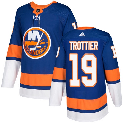 Adidas Islanders #19 Bryan Trottier Royal Blue Home Authentic Stitched NHL Jersey