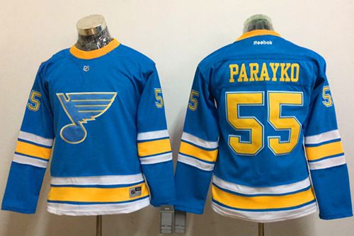 Blues #55 Colton Parayko Light Blue 2017 Winter Classic Women's Stitched NHL Jersey