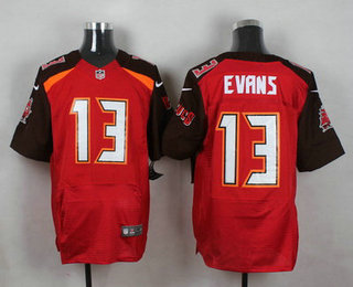 Men's Tampa Bay Buccaneers #13 Mike Evans Red Team Color NFL Nike Elite Jersey