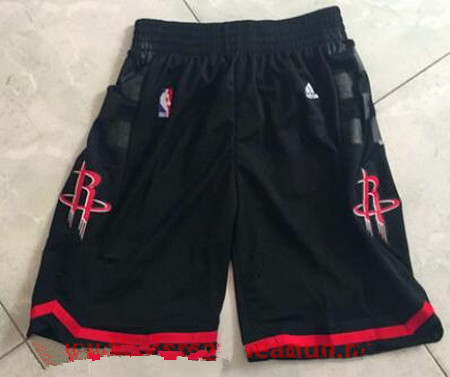 Men's Houston Rockets Black Basketball Shorts