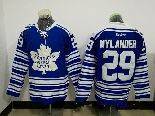 Men's Toronto Maple Leafs #29 William Nylander Blue 2014 Winter Classic Stitched NHL Reebok Hockey Jersey