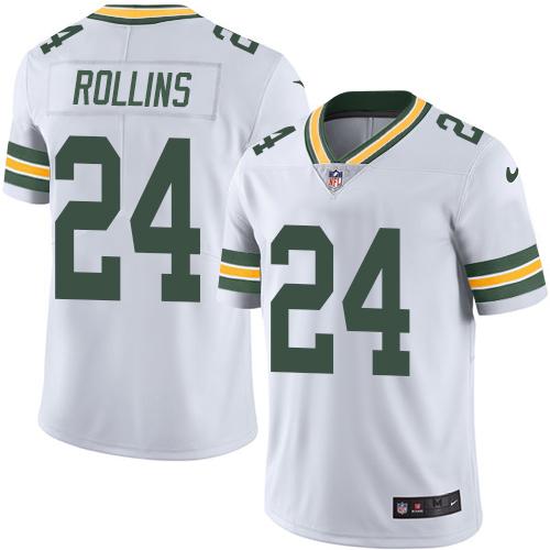 Nike Green Bay Packers #24 Quinten Rollins White Men's Stitched NFL Vapor Untouchable Limited Jersey