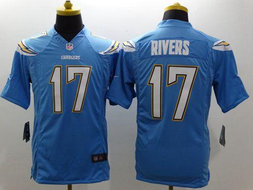 Nike San Diego Chargers #17 Philip Rivers Electric Blue Alternate Men's Stitched NFL Vapor Untouchable Limited Jersey