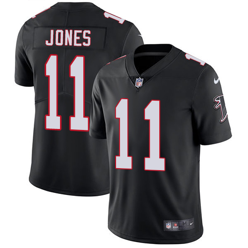 Nike Atlanta Falcons #11 Julio Jones Black Alternate Men's Stitched NFL Vapor Untouchable Limited Jersey