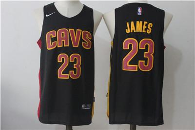 Cleveland Cavaliers #23 LeBron James Navy Nike Stitched Jersey