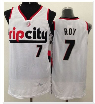 Portland Trail Blazers #7 Brandon Roy White Throwback NBA Jersey