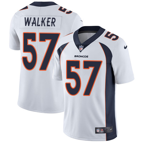 Nike Denver Broncos #57 Demarcus Walker White Men's Stitched NFL Vapor Untouchable Limited Jersey