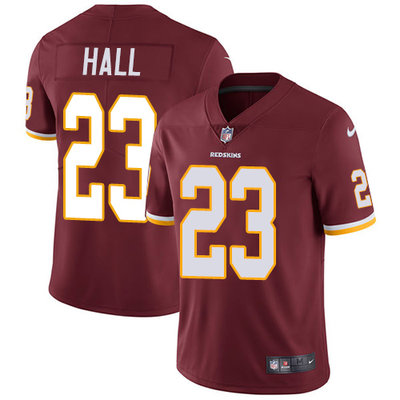 Nike Washington Redskins #23 DeAngelo Hall Burgundy Red Team Color Men's Stitched NFL Vapor Untouchable Limited Jersey