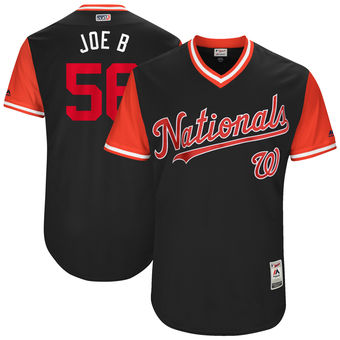 Men's Washington Nationals Joe Blanton Joe B Majestic Navy 2017 Players Weekend Authentic Jersey