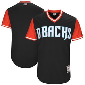 Men's Arizona Diamondbacks Majestic Black 2017 Players Weekend Authentic Team Jersey