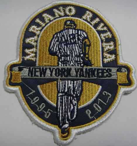 2013 New York Yankees 42 Mariano Rivera Retirement Patch