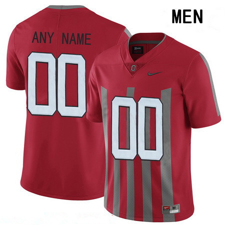 Men's Ohio State Buckeyes Custom Nike College Football 1916 Throwback Jersey - Red