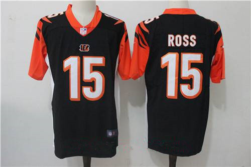 Men's Cincinnati Bengals #15 John Ross Black 2017 Vapor Untouchable Stitched NFL Nike Limited Jersey