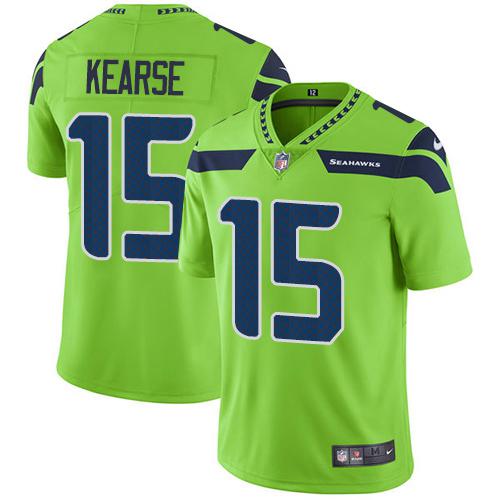 Nike Seattle Seahawks #15 Jermaine Kearse Green Men's Stitched NFL Limited Rush Jersey