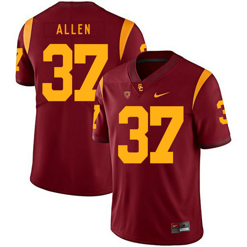 USC Trojans 37 Javorius Allen Red College Football Jersey