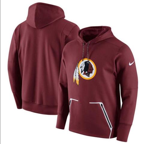 Men's Washington Redskins Nike Burgundy Champ Drive Vapor Speed Pullover Hoodie