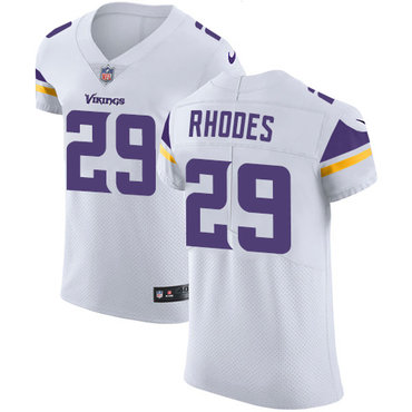 Men's Nike Minnesota Vikings #29 Xavier Rhodes White Stitched NFL Vapor Untouchable Elite Jersey