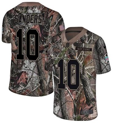 Nike Broncos #10 Emmanuel Sanders Camo Men's Stitched NFL Limited Rush Realtree Jersey