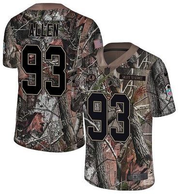 Nike Redskins #93 Jonathan Allen Camo Men's Stitched NFL Limited Rush Realtree Jersey