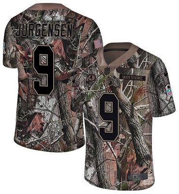 Nike Redskins #9 Sonny Jurgensen Camo Men's Stitched NFL Limited Rush Realtree Jersey