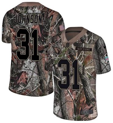 Nike Cardinals #31 David Johnson Camo Men's Stitched NFL Limited Rush Realtree Jersey