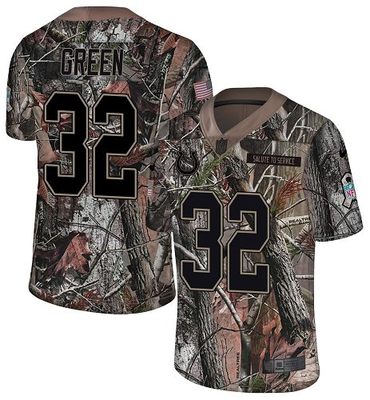 Nike Colts #32 T.J. Green Camo Men's Stitched NFL Limited Rush Realtree Jersey