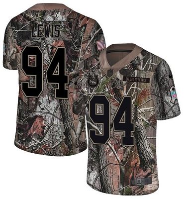 Nike Colts #94 Tyquan Lewis Camo Men's Stitched NFL Limited Rush Realtree Jersey