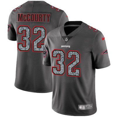 Nike New England Patriots #32 Devin McCourty Gray Static Men's NFL Vapor Untouchable Game Jersey