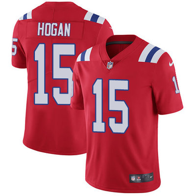 Youth Nike New England Patriots #15 Chris Hogan Red Alternate Stitched NFL Vapor Untouchable Limited Jersey