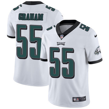 Youth Nike Philadelphia Eagles #55 Brandon Graham White Stitched NFL Vapor Untouchable Limited Jersey