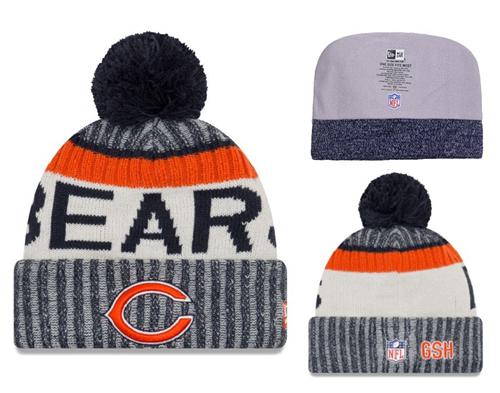 NFL Chicago Bears Logo Stitched Knit Beanies 007