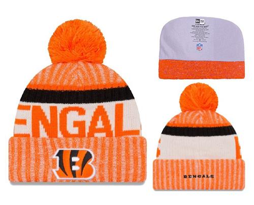 NFL Cincinnati Bengals Logo Stitched Knit Beanies 011