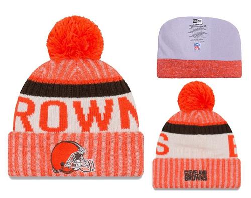 NFL Cleverland Browns Logo Stitched Knit Beanies 002