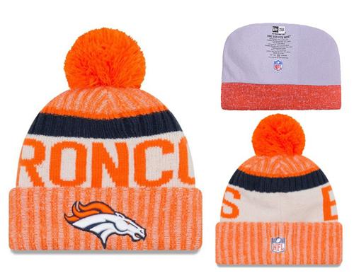 NFL Denver Broncos Logo Stitched Knit Beanies 001