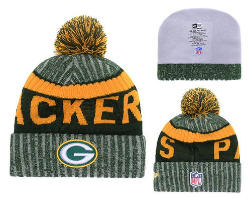 NFL Green Bay Packers Logo Stitched Knit Beanies 026