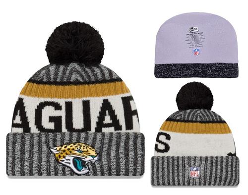 NFL Jacksonville Jaguars Logo Stitched Knit Beanies 002