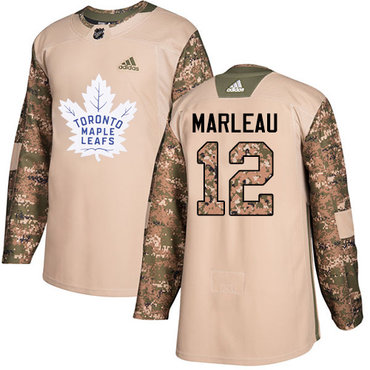 Adidas Maple Leafs #12 Patrick Marleau Camo Authentic 2017 Veterans Day Stitched NHL Jersey