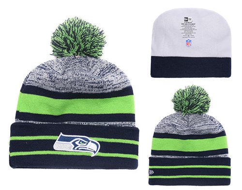 NFL Seattle Seahawks Logo Stitched Knit Beanies 014