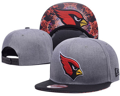 NFL Arizona Cardinals Fresh Logo Gray Snapback Adjustable Hat